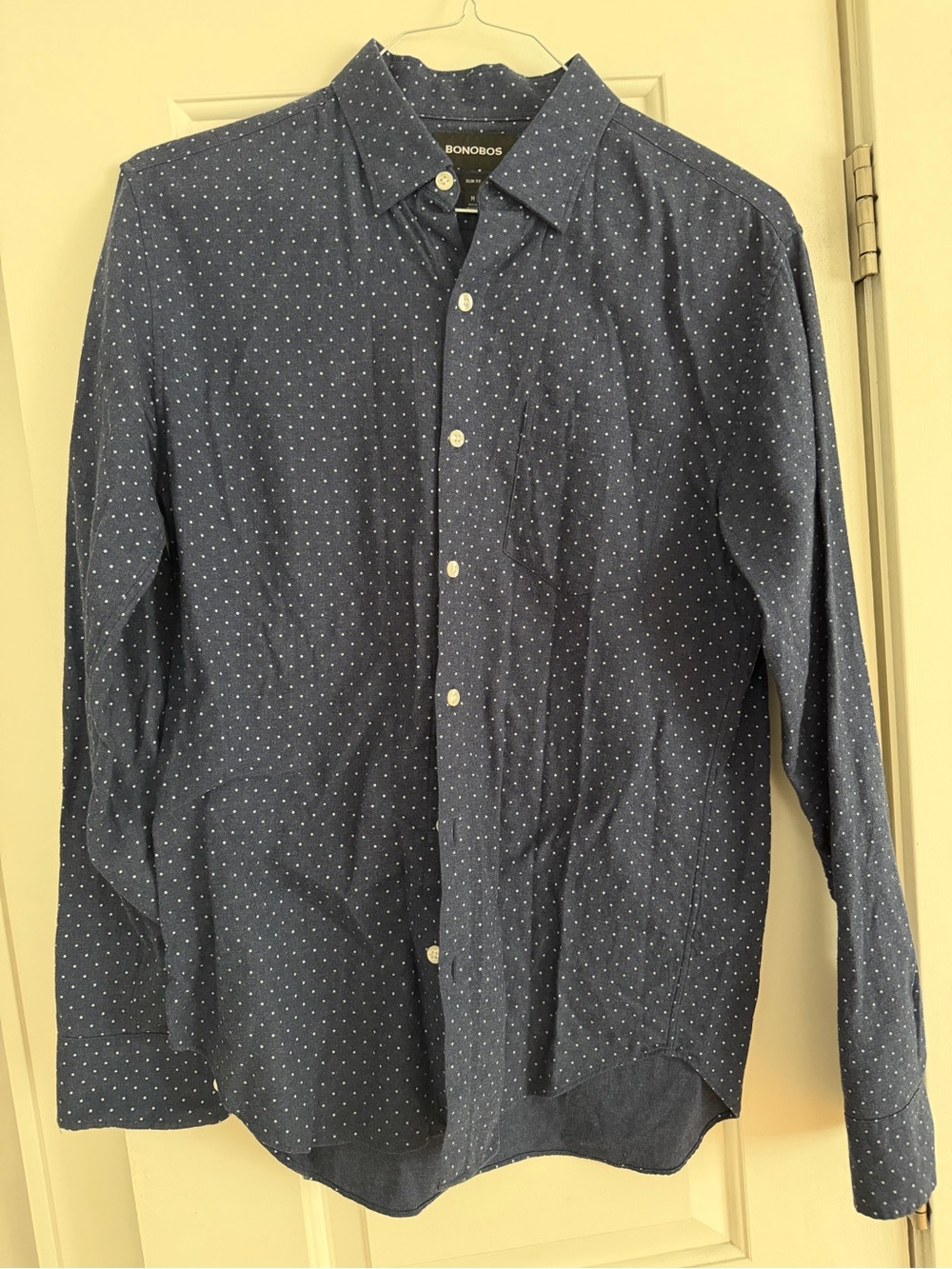 Bonobos Men's Blue Micro Dot Button-Down Shirt
